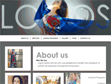 Tablet Screenshot of logosfashionservice.com
